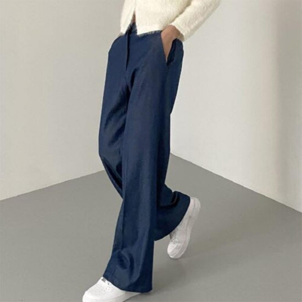 New Arrivals Open Run Lehelb Wide Denim Pants Women Straight