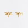 BIMBA Y LOLA [25FW] BIMBA Y LOLA Matte Gold Tone Dragonfly Earrings B256AIW003GOF