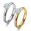 2023 Европейская и американская мода Парные кольца с инкрустацией драгоценными камнями
