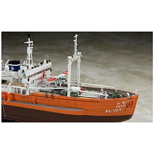Hasegawa FALLER 1/350 Japan Coast Guard Antarctic Research Vessel Soya Third Antarctic Research Expedition Plastic Model Kit Z23