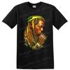 Футболка с абстрактным акварельным портретом Lil Wayne в стиле хип-хоп, фанатское искусство