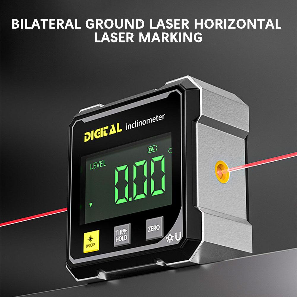 Цифровой угломер с электронными лазерами, измеритель уклона, измерение угла для дорог, мостов, инспекция уклона