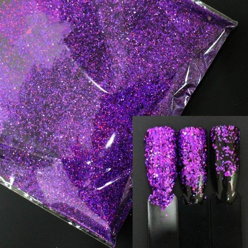 20 Colors of Nail Polish Glitter Available In Colorful Glitter Nail Art Supplies Powder 100G Bagged Painting Decorative Powder