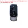 Сменный корпус смарт-ключа автомобиля с 3 кнопками для нового Mercedes Benz ES class 2017 W213 E300 E400 E43 2018, корпус дистанционного ключа