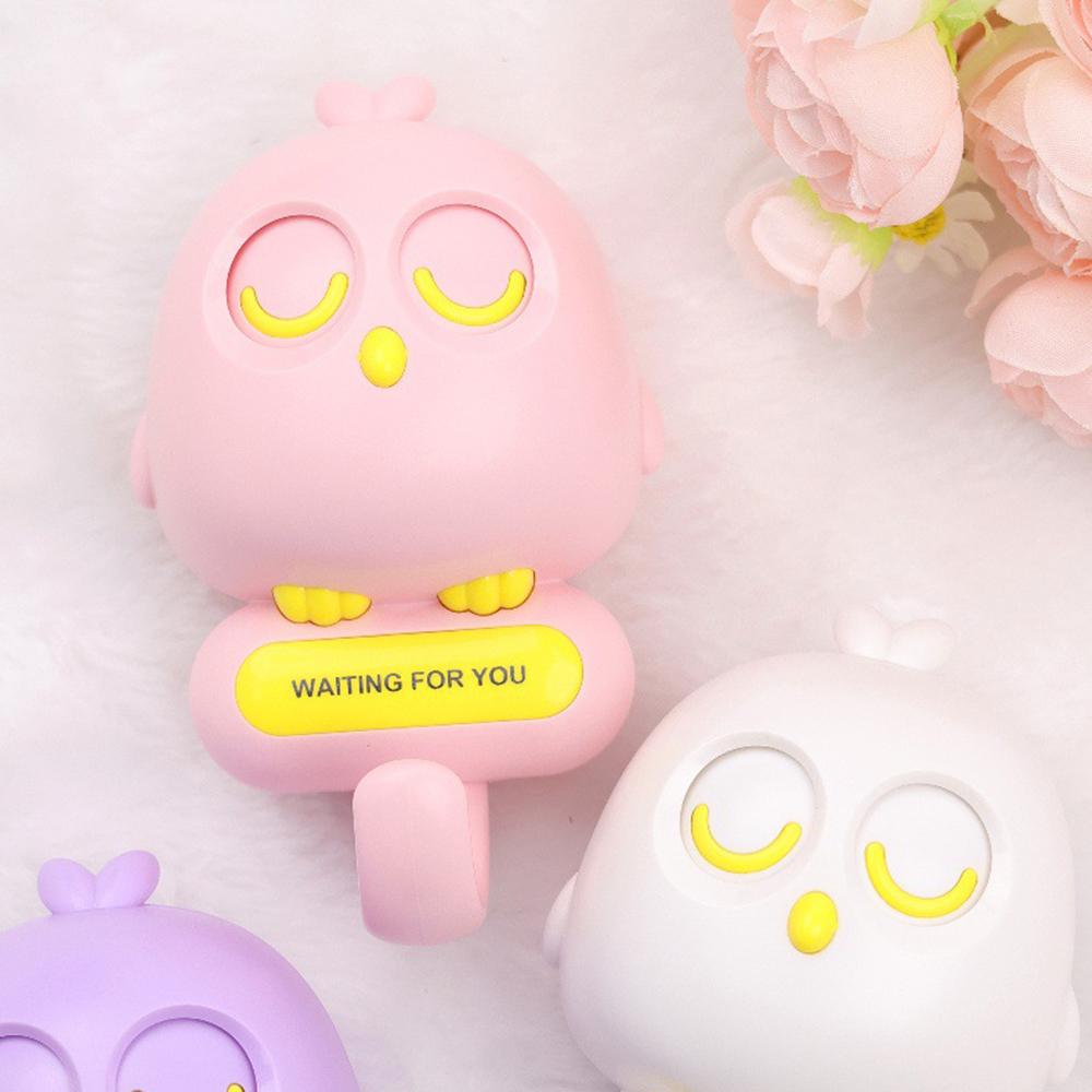 1 шт. Креативные крючки в виде совы, настенные милые крючки для дверей в виде животных без дырокола, вешалки для хранения вещей для шляп, шарфов, ключей, украшений для дома