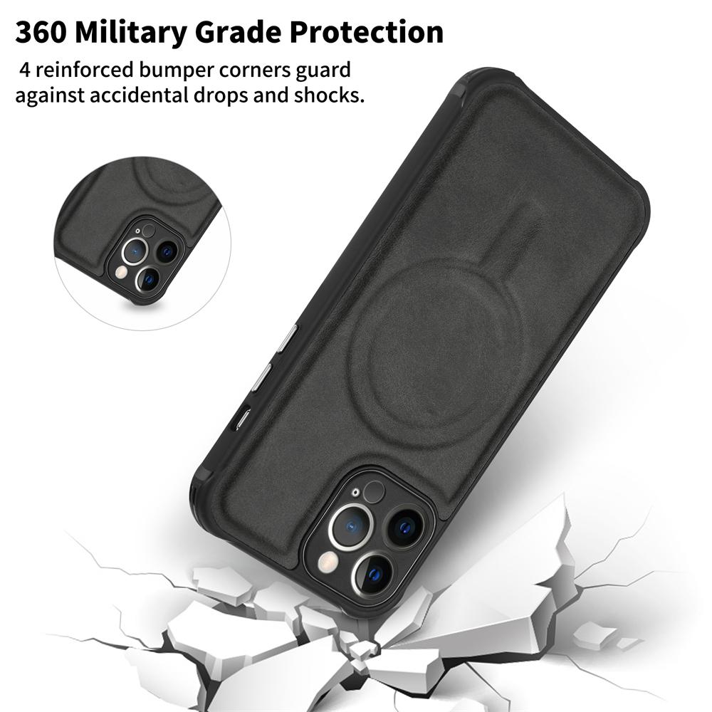 Винтажный магнитный чехол Magsafe для Iphone 13 14 12 11 Pro Max Plus X Xs Xr 7 8 Se с беспроводной зарядкой, противоударный защитник