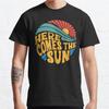 Plus Size S-3XL Here Comes The Sun Printed T-shirt Men's Tops Fashion Clothes Tees