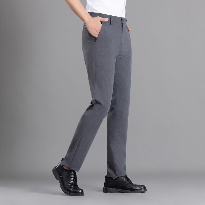Мужские прямые эластичные брюки Fengxun в стиле business casual
