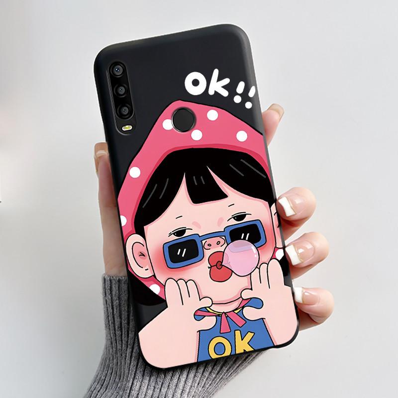 Casing For TCL L10 Pro Case Aesthetic Fashion Cute Cat Cartoon Pattern Shockproof Soft Silicone Back Cover Black TPU Phone Case
