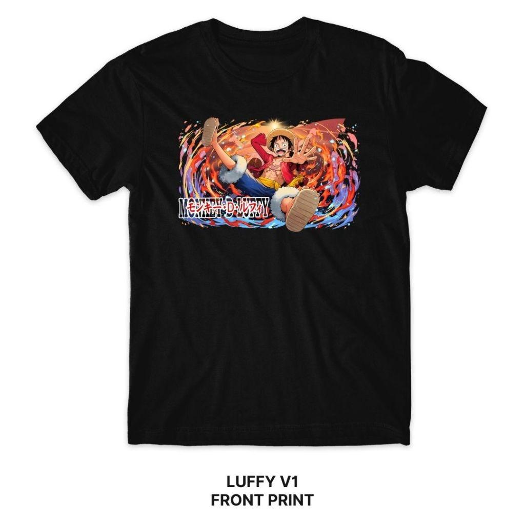 Anime ONE PIECE Luffy Men Women Summer T-shirt Oversized Harajuku Oversized Retro Print Short Sleeve Casual and Comfortable Y2k