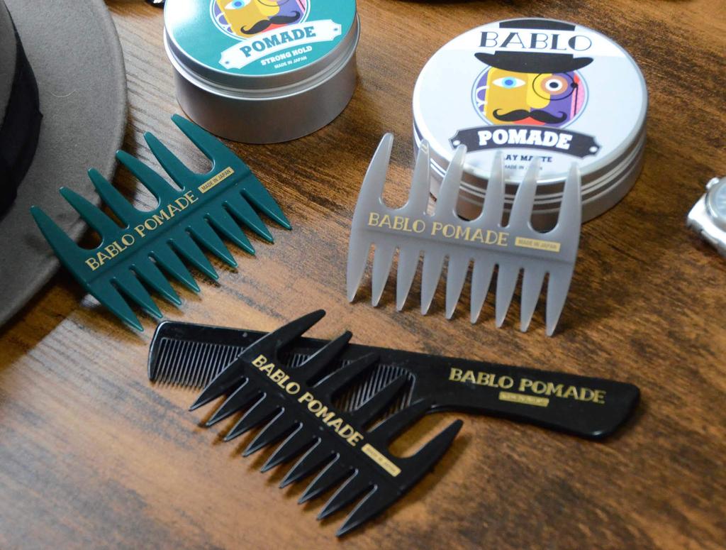 BABLO POMADE Сетка-расческа для волос Парикмахер (Серый) Мужчины, Стайлинг,