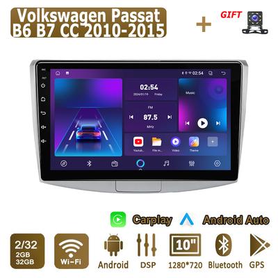 Android Carplay автомобильное радио для Volkswagen Passat B6 B7 CC 2010-2015 мультимедийный проигрыватель головное устройство стерео GPS навигация BT WIFI 2+32 ГБ