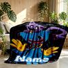 Custom Name Personalized Huggy Wuggy Print Blanket, Home Decor, Bedroom, Sofa, Camping, Couch, Gifts for Birthday ChristmasEnthusiasts