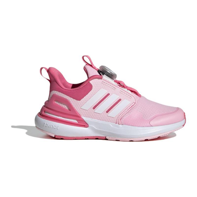 adidas Rapidasport Низкие детские кроссовки для бега с амортизацией и износостойкостью, застежка-липучка, розовые, детские кроссовки IF8541
