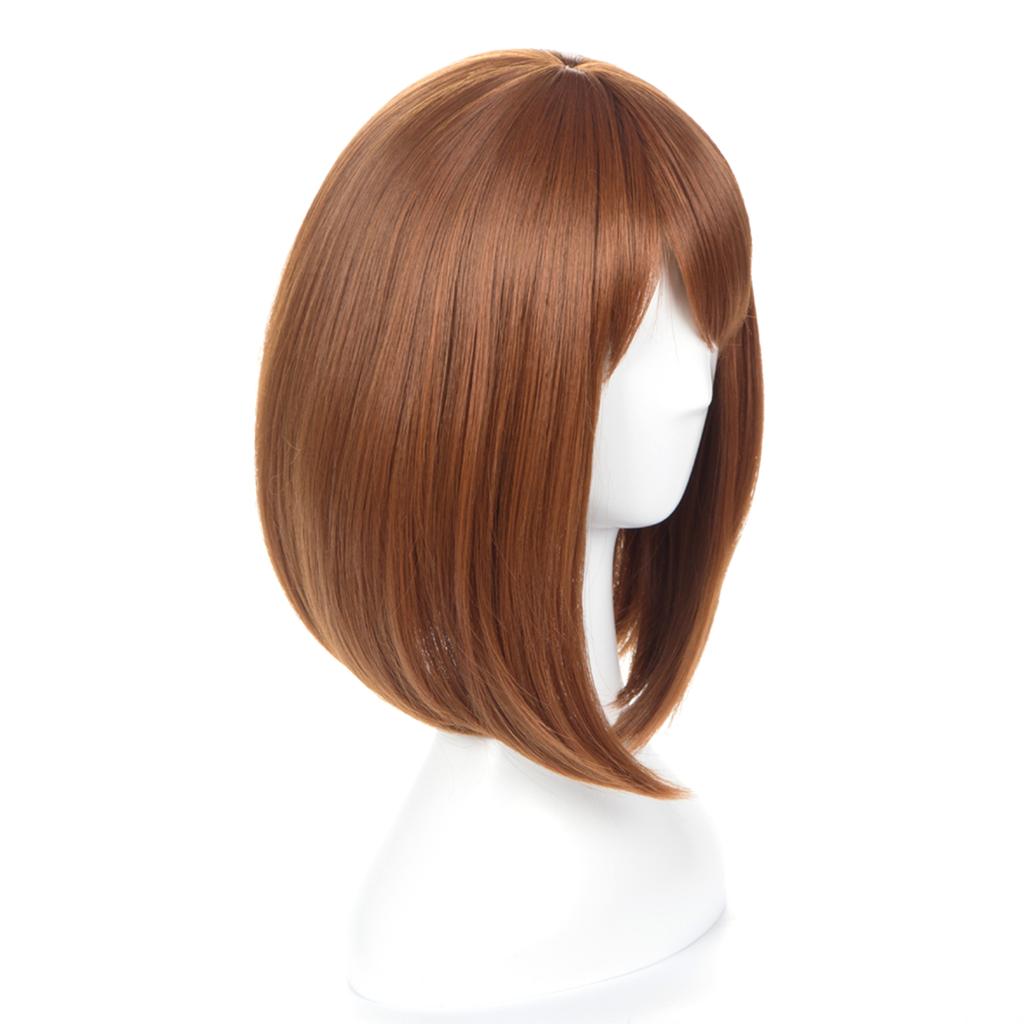 Модный женский парик из натуральных волос, прямой синтетический бобо, короткий парик для косплея, вечерние шиньон для женщин, инструмент для ухода за кожей