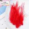 20Pcs57 Big Red Feather Diy Jewelry Accessories Clothing Handicrafts Decorative Materials