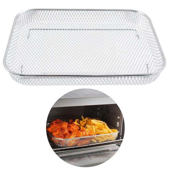 Корзина для выпечки, хромированная железная сетка для запекания, прочная фритюрница, корзина для запекания, кухонная утварь для Bravo