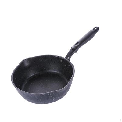 Глубокая сковорода для жарки с антипригарным покрытием, сковорода для омлета, соус, легко моется, утолщенная круглая сковорода для жарки