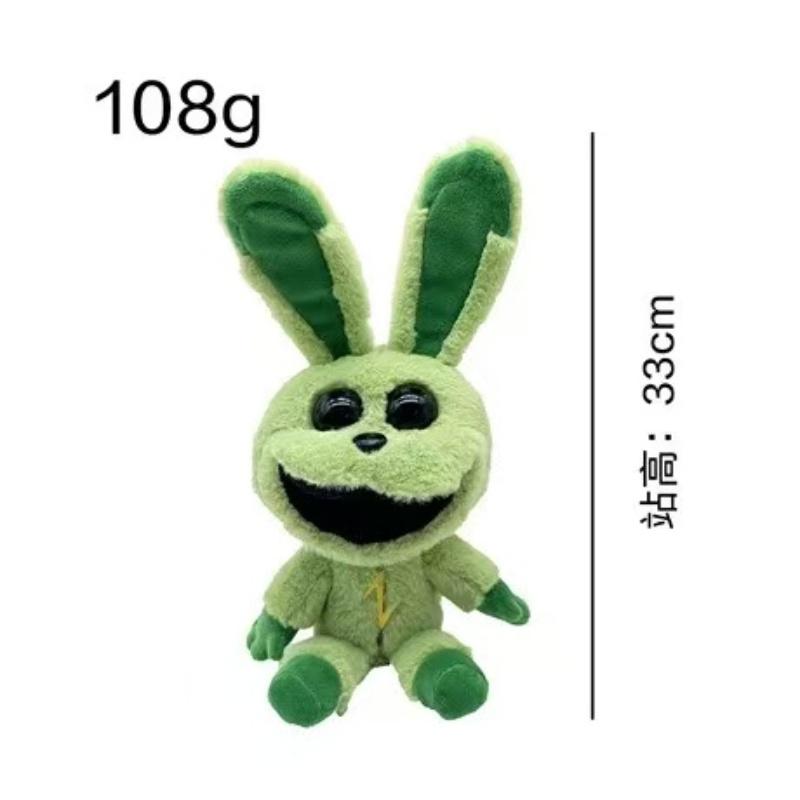 Smiling Animal Anime Plush Toy Horror Doll Soft Model Toy Horror Smiling Cat Cartoon Festival Plush Gift Decoration