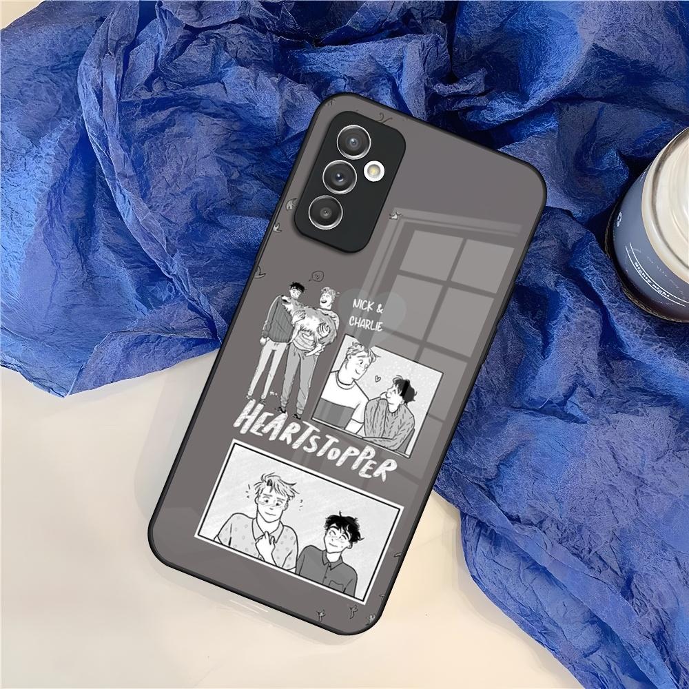 Чехол для телефона H-HeartstopperSE для Samsung Galaxy S26 S25 S24 S30 S21 S23 S20 S22 Fe Pro Edge Ultra Plus стеклянная крышка