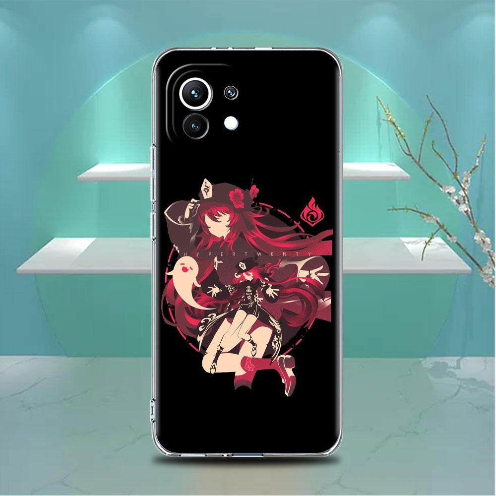 Прозрачный чехол аниме Genshin Impact для Xiaomi Mi Poco X3 NFC M3 Pro F3 F1 11 Lite 12 Note 10 11T 9T, прозрачный чехол для телефона