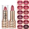 12-цветные бархатные матовые помады, долговечная водостойкая и устойчивая к размазыванию помада. Идеальный подарок на День святого Валентина для женщин. Подарки на День святого Валентина.