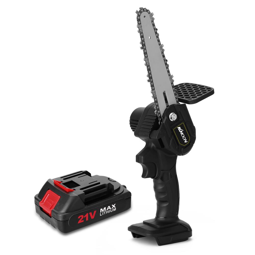 Kkmoon 6-дюймовые портативные мини-электрические обрезные пилы с плавной регулировкой скорости, 21 В (два аккумулятора)