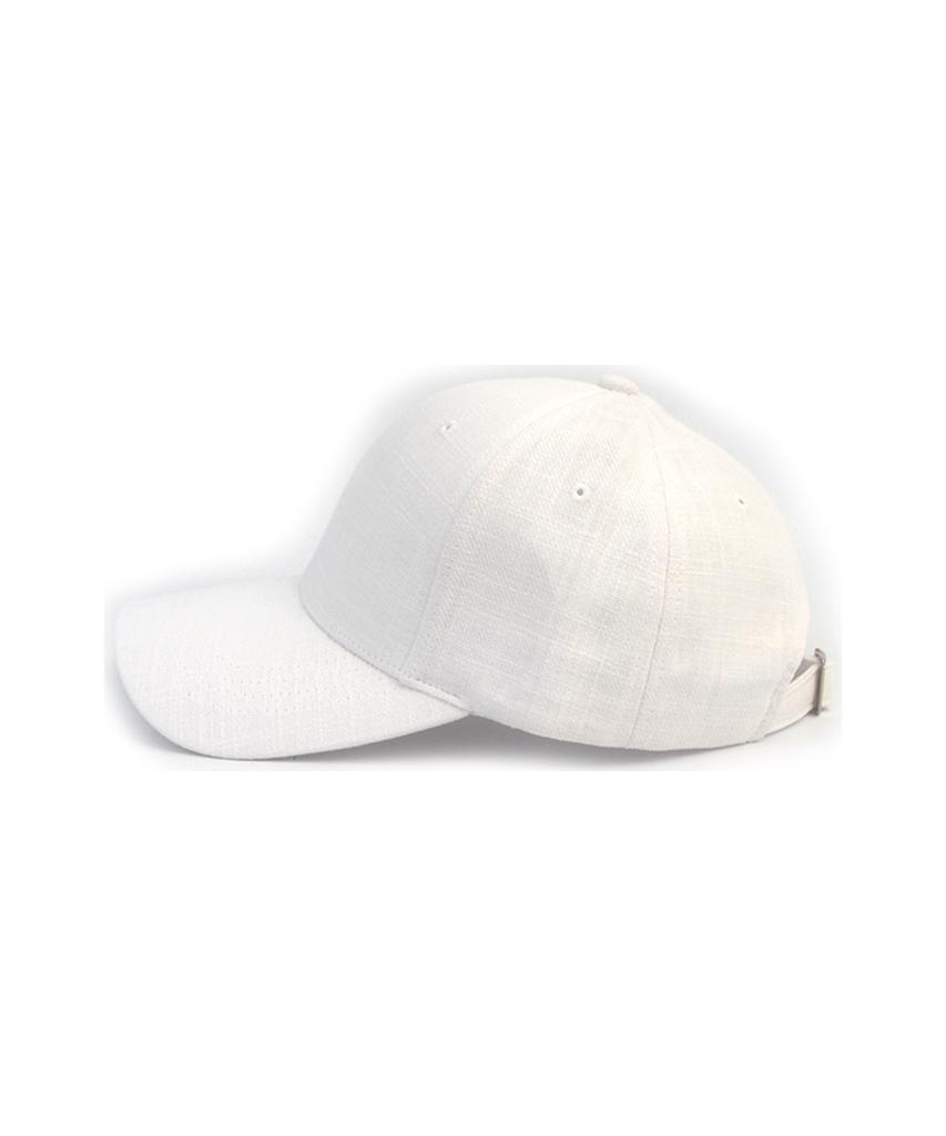 Yunibeosyeolkemiseuteuli Льняная Muji Белая Бейсболка Льняная Шляпа
