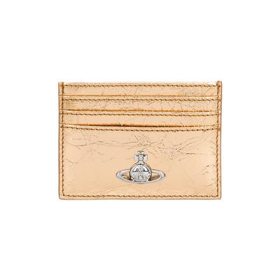 Vivienne Westwood 54030004w L00a7 R401 Металлический держатель для карт с мятым эффектом