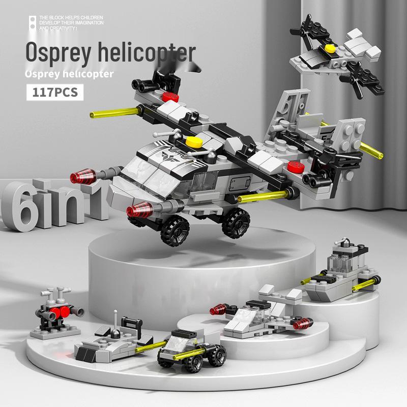 Military & Emergency Vehicles Building Blocks - Compatible with Lego, Educational & Transformable for Kids.