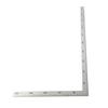 Stainless Steel 500x250mm 90 Degree Right Angle Ruler, Steel Frame Square, Professional Easy-to-Read Measuring Tool, 02 Inch Ruler Angle L Measurement