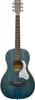 Электроакустическая гитара S.Yairi серии Primera в стиле парлор, сдержанный синий, YEP-01/DBL [В комплекте мягкий чехол, тестовая батарея, шнур и шестигранный ключ]