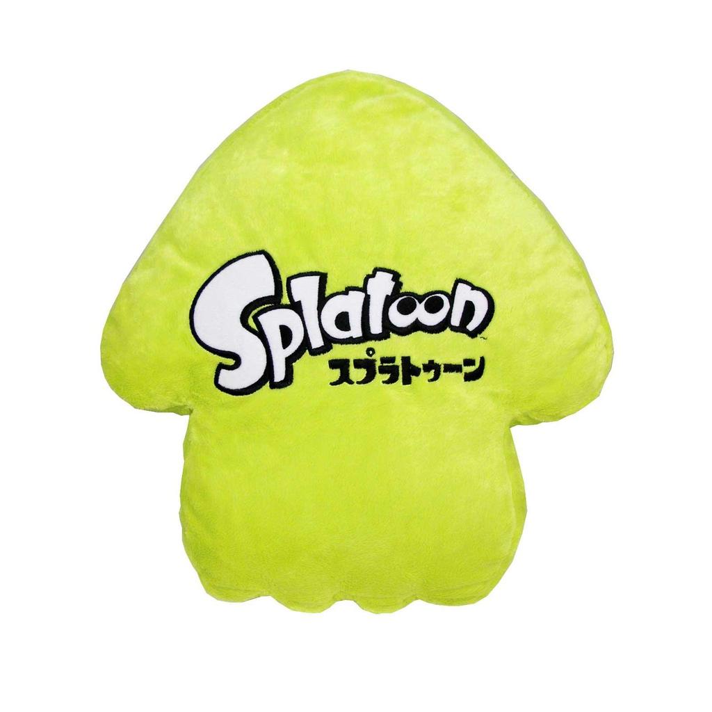 Splatoon squid cushion height 35cm lime green