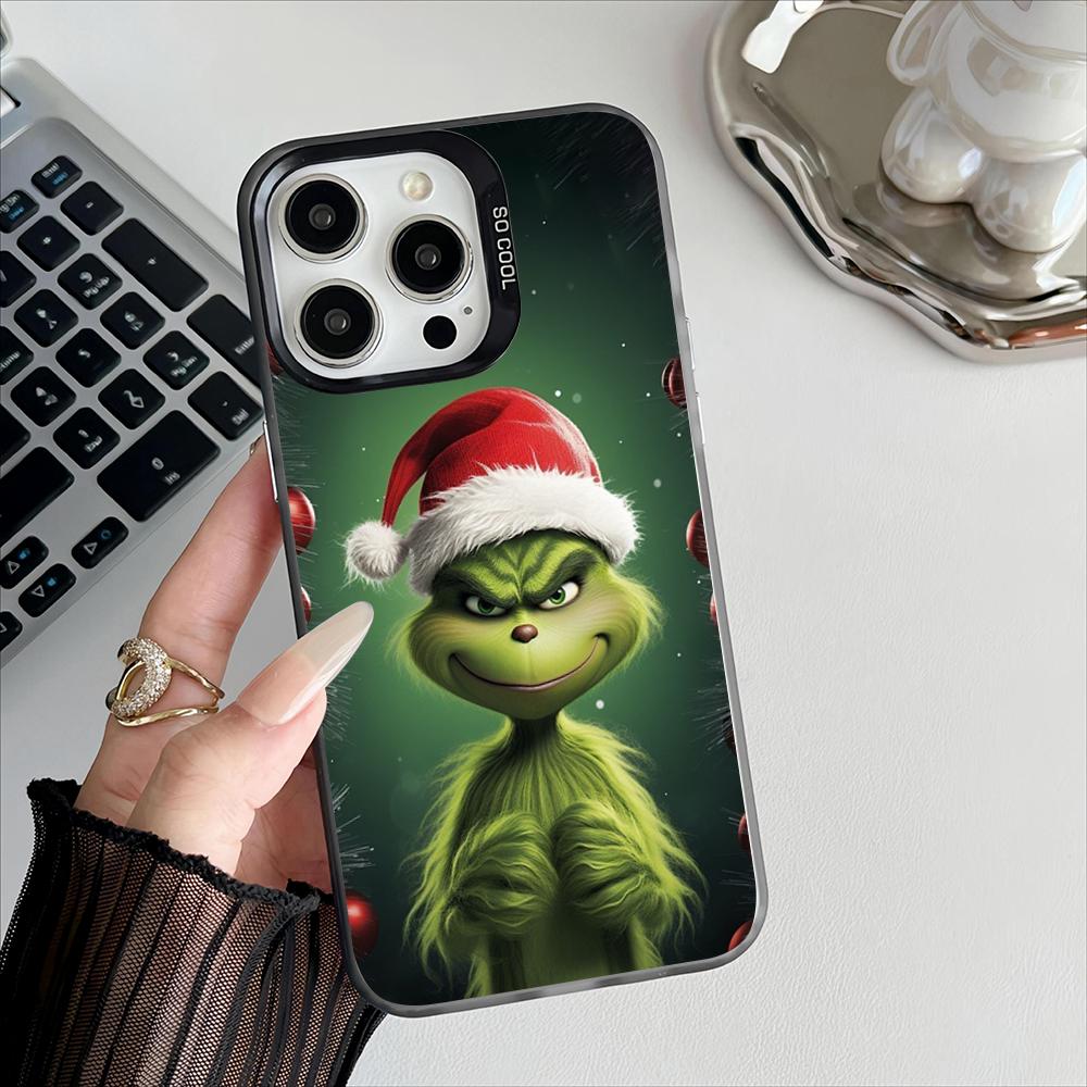 Чехол для телефона 'Как Гринч украл Рождество' для Apple 11 12 13 14 15 16 Pro Max Plus Защитный Покрытый Чехол для Телефона