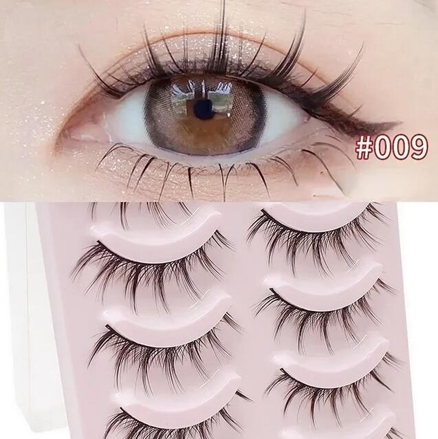 Manga Lashes Мягкие натуральные ресницы Густые накладные ресницы Manga Eyelashes Daily Dating Makeup Eyelashes Lashes Wispy