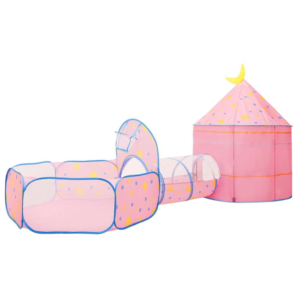 Play Tent with 250 Balls Pink 301 x 120 x 128 cm