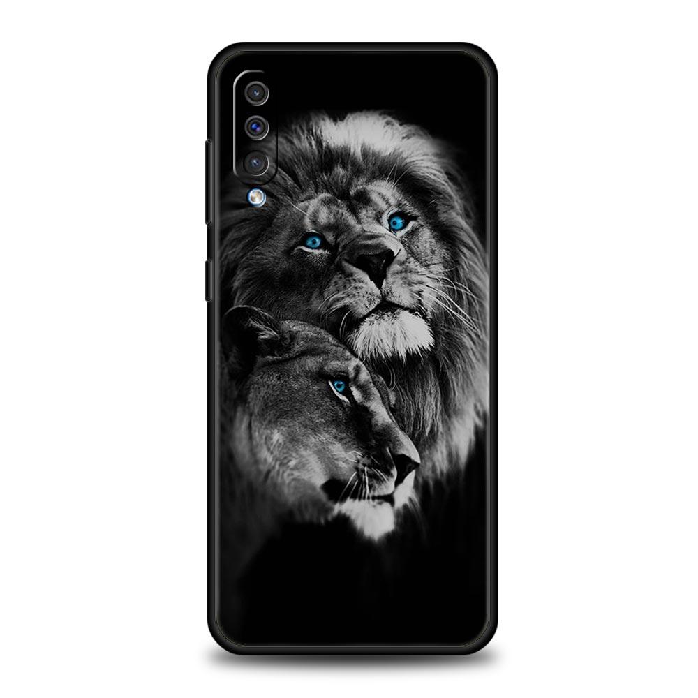 Чехол для телефона Лев Альфа Самец Котёнок Для Samsung Galaxy A56 A36 A26 A34 A17 A16 A06 A14 A12 A54 A72 A24 A22 A20e A52 A50 A40 A32