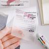 Transparent Sticky Notes for Exam Prep: Strong Adhesion, Cross-Border Annotation, Info Reminder, 3x3in (7.5x7.5cm) Memo Pads
