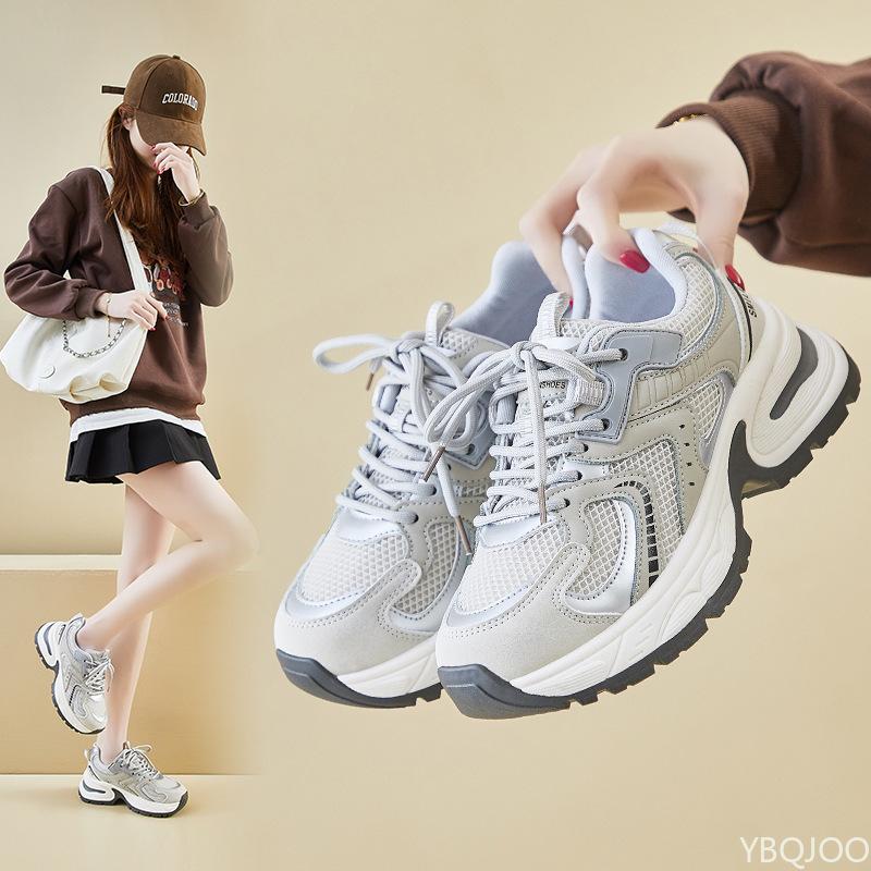Fashion New Spring Fashionable Versatile Sports Shoes Running Casual Comfortable Thick Soled Height Increasing Women's Shoes