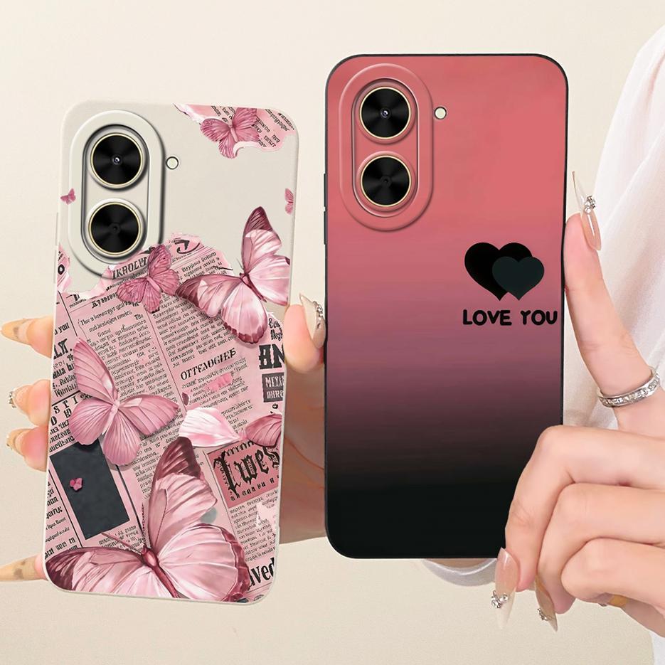 Чехол для Xiaomi Redmi A5 4G PocoC71 Стильные Цветы Конфетная Раскраска Мягкий ТПУ Чехол для Телефона Для Xiaomi Poco C71 RedmiA5 4G Оболочка