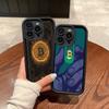 Роскошный чехол для телефона Bitcoin для iPhone 17 16 15 13 11 12 14 Pro Max Plus Силиконовый защитный корпус