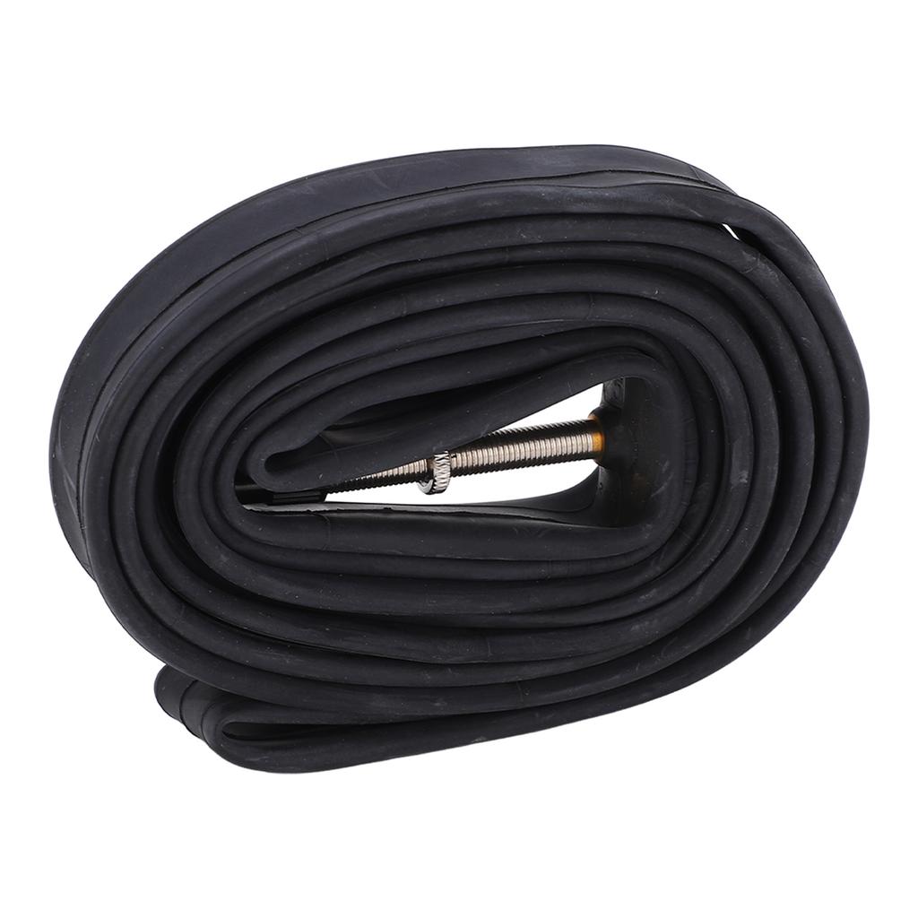 Велосипедная камера 700x20 28C бутилкаучук с удлиненным французским ниппелем для замены на шоссейном или горном велосипеде, ниппель 48 мм