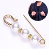 1PC Elegant Simulated Pearl Women Jewelry Accessories Brooches Clothing Ornament Rhinestone