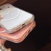 **Простой чехол для телефона с дизайном в виде белого сердца и линий для iPhone 15/14, Совместим с Apple 16, Скругленные края, Подходит для iPhone 17 Pro Max**