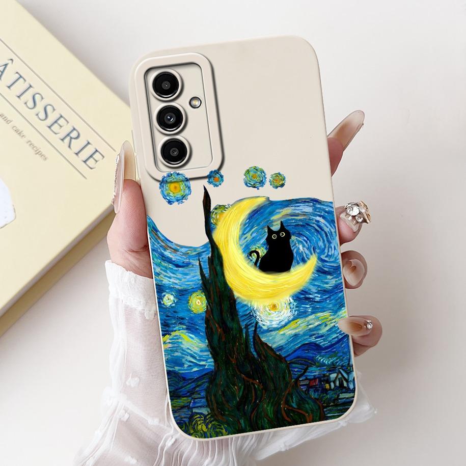Чехол для Samsung Galaxy M34 5G Чехол Galaxy M34 M14 F34 5G Ударопрочный Чехол для телефона из жидкого силикона Для Samsung M15 F15 2024 Coque