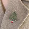 Christmas Tree Brooches Winter Fashion Jewelry Exquisite Gift Clothing Accessories