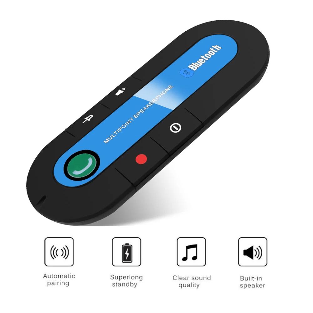 Автомобильный козырек от солнца динамик Bluetooth автомобильный комплект громкой связи беспроводной спикерфон для телефона авто Bluetooth аудиоприемник аксессуары