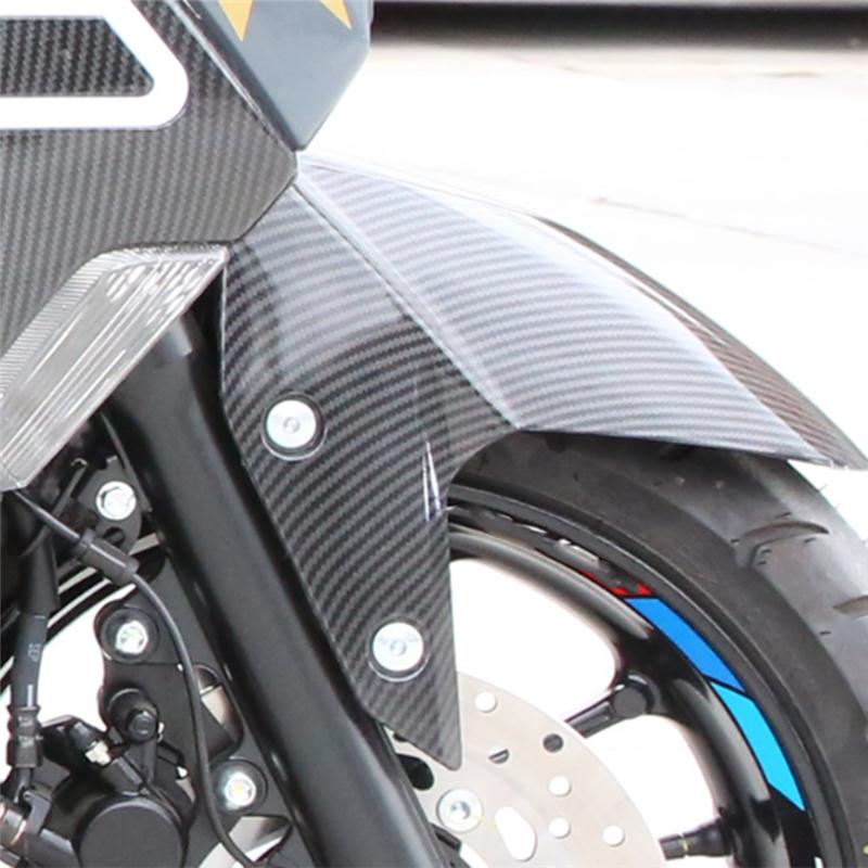 Переднее крыло-грязевик для мотоцикла Yamaha Nmax 155 2020-2024, углепластик, декоративные аксессуары