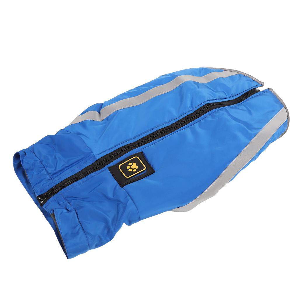 Dog Jacket Polyester Reflective Autumn Winter Warm Comfortable Pet Warm Clothes for Large Dogs