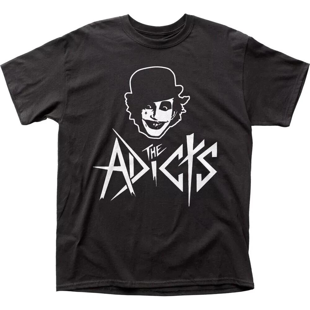 The Adicts Monkey T Shirt Mens Rock N Roll Music Band Tee New Black Unisex T-Shirt